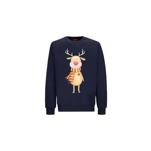 Sudadera Xmas 2025 Reno ASR Adulto - Azul Marino