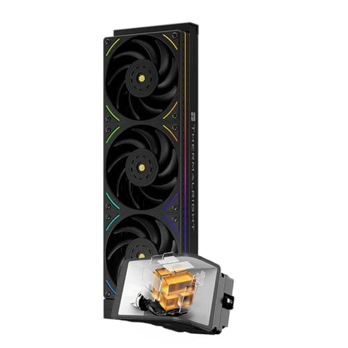 Limited-time offer: Thermalright Wonder Vision 360 UB ARGB Black AIO CPU Liquid Cooler for AM5/Intel LGA1851/1700, 6.67-Inch 3D Curved Screen with 2400x1080 Resolutions, Magnetic Panel Screen, 3D/2D Video Support from 201.41 £ to 201.41 £ (save 0.00%)
