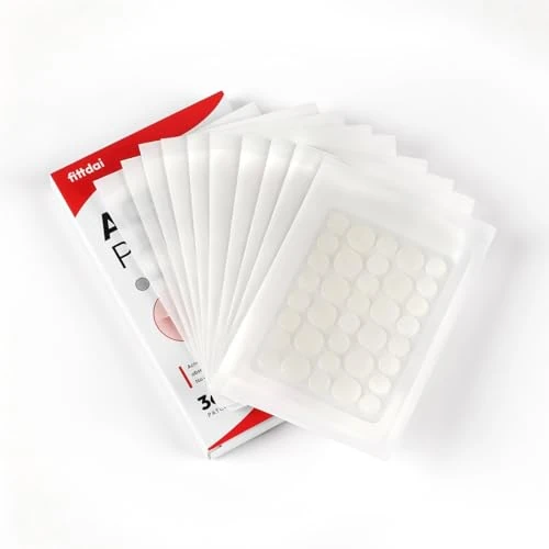 Unsichtbare Pickel Patch - Hydrokolloid Pflaster wasserdicht & atmungsaktiv, Starke Absorption, rückstandsfrei, Akne Behandlung (10MM &12MM, 360 Pimple Patches)