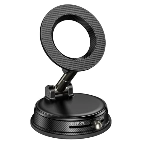 Oferta limitada: CAMOLOGEEK - Soporte magnético de succión para teléfono de coche Magsafe, soporte de teléfono con ventosa ajustable de 360° para espejo de gimnasio de coche, compatible con iPhone y Android de 4.99 € a 4.99 € (ahorro 0.00%)