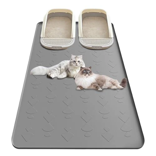 Offerta a tempo: Ecofocet 86x56 cm Tappeto Lettiera Gatto, Silicone Impermeabile - 0.00% da 25.99 € a 25.99 €