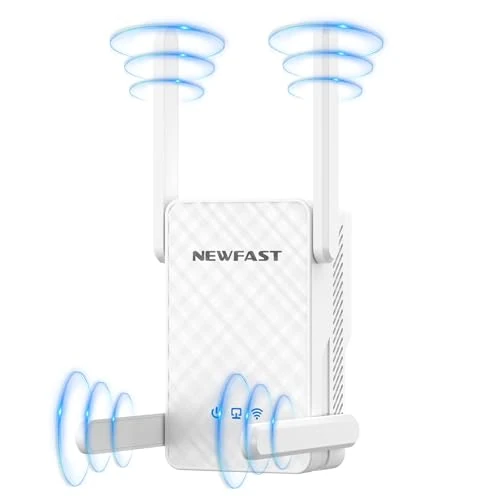 Tijdelijke aanbieding: NEWFAST 3000 Mbps krachtige wifi-repeater voor thuis, WiFi6 WiFi Extender Dual Band 2,4 G/5 GHz met 4 x 5dBi antennes, Gigabit Ethernet-aansluiting, WPS-functie, ondersteunt repeatermodus/router/AP van 89.99 EUR naar 89.99 EUR (korting 0%)