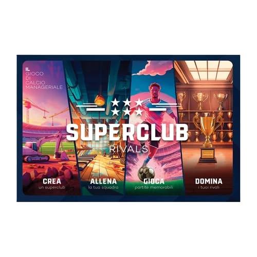 Offerta a tempo: Asmodee Superclub Rivals, Gioco da Tavolo per due Giocatori, 10+ Anni, Edizione in Italiano - 58% da 29.99 € a 12.59 €