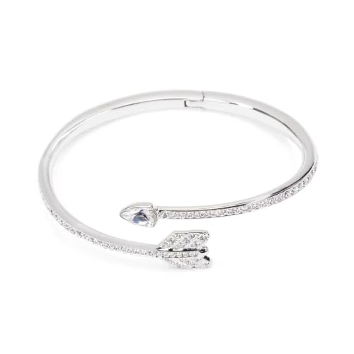 Zeitlich begrenztes Angebot: Swarovski Idyllia Armreif, Verschiedene Schliffe, Pfeil, Weiß, Rhodiniert von 149.00 € auf 107.10 € (28% Rabatt)