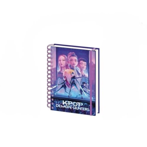 Offerta a tempo: K-pop Demon Hunters (Huntrix A5 Wiro Notebook, prodotto con licenza ufficiale, cancelleria K-Pop Premium per studenti, scrittori e collezionisti - 0.00% da 12.95 € a 12.95 €
