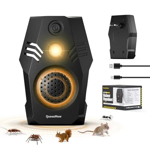 Zeitlich begrenztes Angebot: Ultraschall Mäuseabwehr für den Innenbereich, Mäuse Vertreiben Plug in, 4 Modi & Zwei Leistungsoptionen Ratten Vertreiben, Harmlose Mäuseschreck für Mäuse, Kakerlaken, Käfer, Ameisen von 39.99 € auf 39.99 € (0.00% Rabatt)