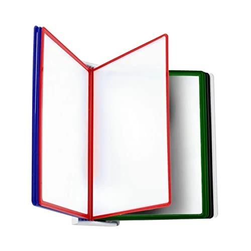 Offre limitée : LEVIATAN Système Mural de Présentation A4 avec 10 Panneaux – Support Mural en Métal – Porte-Documents pour Bureau, Atelier, Entrepôt – Multicolore de 44.81 € à 44.81 € (0.00% de remise)