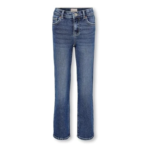 Offerta a tempo: ONLY Kogjuicy Wide Leg Dest Dnm Cro557 Noos Pantaloni Bambine e ragazze - 30.97% da 28.19 € a 19.46 €