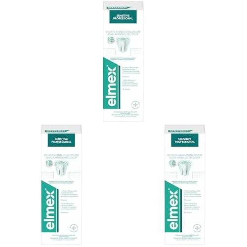 elmex Collutorio Sensitive Professional 400 ml | blocca il dolore da sensibilità | crea una barriera protettiva di lunga durata | con fluoro per la prevenzione della carie e 0% Alcohol
