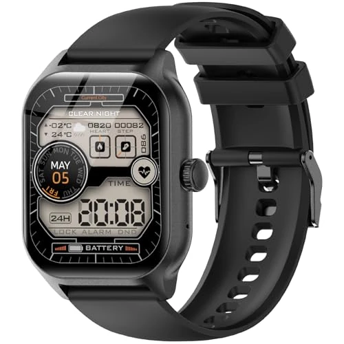 Offerta a tempo: Smartwatch Uomo Donna, Sportivo Fitness Tracker con Effettua o Risposta Chiamate, 2.01" Intelligente Orologio con Contapassi/Cardiofrequenzimetro/Sonno, IP68 Smart Watch per Android iOS (Nero) - 88% da 159.99 € a 18.99 €