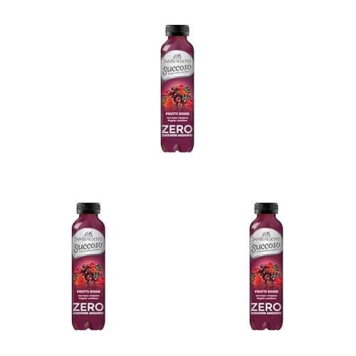 Offerta a tempo: San Benedetto - Succoso Zero ai Frutti Rossi - 3 Pezzi x 400ml — 47% da 2,55 € a 1,35 €