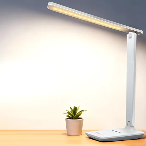 Offerta a tempo: karidi Lampada da Scrivania Senza Fili Ricaricabile, Lampada da Tavolo con Batteria 4000mAh, LED Luce da Lettura Piegevole, 5 Modalità & 5 Luminosità, per Studio, Ufficio e Camera da Letto - 32% da 29.99 € a 20.51 €