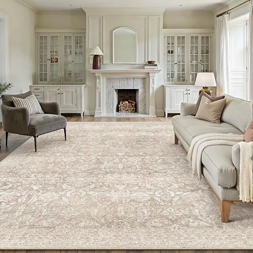 Offerta a tempo: PureCozy Tappeto Salotto 200x300cm Beige Vintage - 36% da 109.99 € a 70.73 €