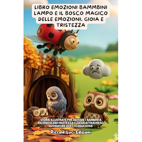 Libro Emozioni Bambini, Lampo e il Bosco Magico delle Emozioni, Gioia e Tristezza: Storie Illustrate Per Aiutare I Bambini A Riconoscere Gioia E Tristezza ... Dolci E Educative (Italian Edition)