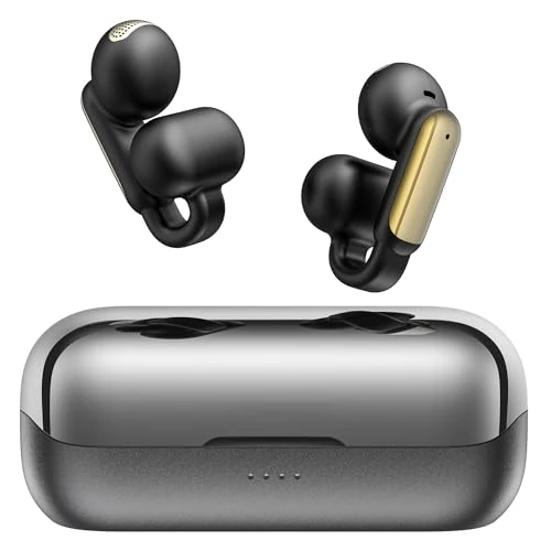 Offerta a tempo: oraolo Cuffie Bluetooth Open-Ear, Clip-On Auricolari Aperti Bluetooth 5.4, Cuffie On Ear Aperti Controllo Touch 32H Cancellazione del Rumore IPX6 Impermeabile per Sport Fitness, Nero - 4% da 25.99 € a 24.99 €