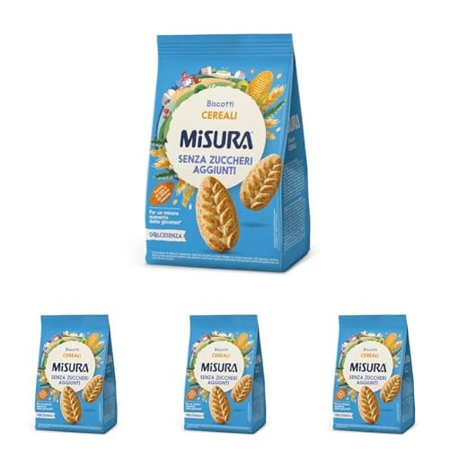 Offerta a tempo: Misura Dolcesenza Biscotti ai Cereali | Senza Zuccheri Aggiunti | Confezione da 1200 grammi - 37% da 11.56 € a 7.28 €