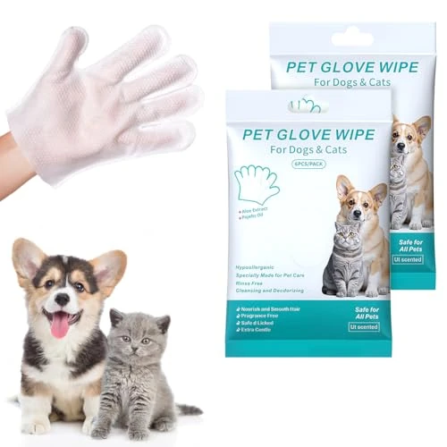 Zeitlich begrenztes Angebot: AUYAO Hypoallergene Feuchttücher Hunde Katzen Fellpflegetücher 2 Pack/12PC von 6.99 € auf 6.99 € (0.00% Rabatt)
