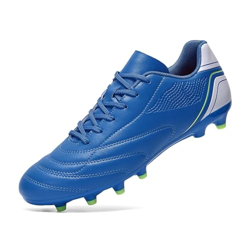 Offerta a tempo: HaloTeam Scarpe da Calcio Uomo Spikes Tacchetti Professionale Scarpe da Allenamento Leggero Antiscivolo Scarpe da Calcetto,Blue,EU 40 - 65% da 36.99 € a 12.99 €