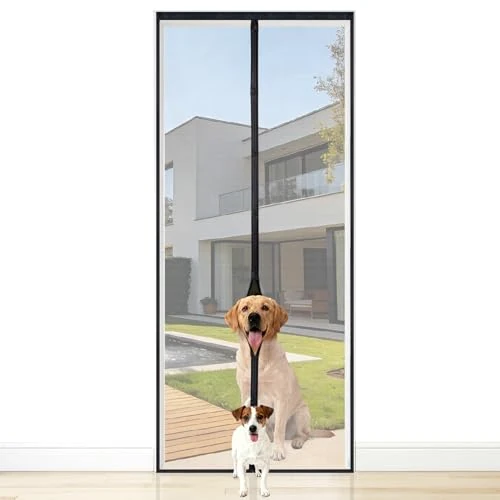 Offerta a tempo: Apalus VP Pro Zanzariera Magnetica per Porta Balcone, Fibra di Vetro Ignifuga e Antigraffio, Chiusura Magnetica Forte, Banda Adesiva 3,8 cm Extra Larga, Rete Antizanzare Non Accorciabile, 85x210 cm - 14% da 27.99 € a 24.00 €