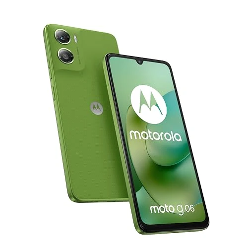 Offerta a tempo: Motorola moto g06 (4/128GB, Fotocamera 50MP+flicker cam, selfie 8MP, Display HD+ 6.88", MediaTek Helio G81 Extreme, 5100mAh, Android 15), Tendril - 29% da 139.90 € a 99.49 €