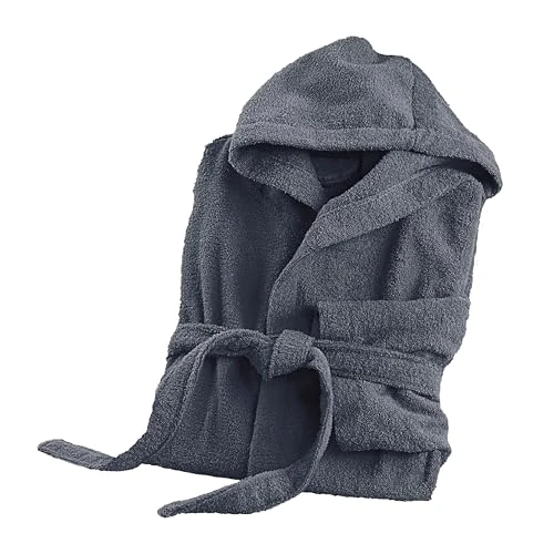 Offerta a tempo: Ruggeri Accappatoio Unisex in Microspugna 100% Cotone, Ultra Assorbente, Asciugatura Rapida, Leggero, Morbido e Traspirante, Adulto Uomo Donna con Cappuccio, Cintura e Tasche – Colore Blu Taglia L/XL - 0.00% da 29.99 € a 29.99 €