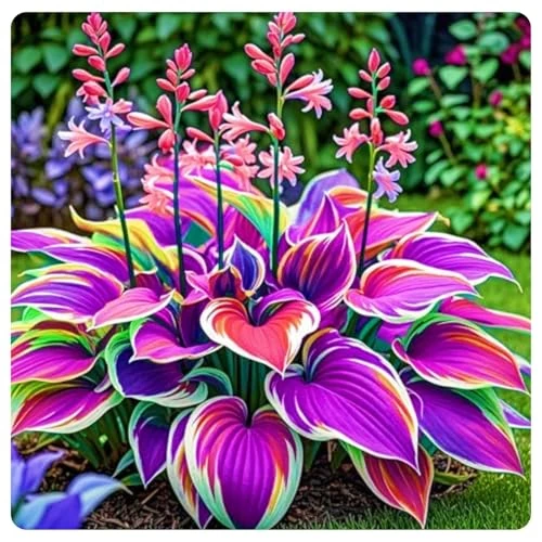 Facile Da Mantenere hosta rari Crescita Rapida Bellissimo Giardino-6bulbi-e