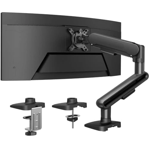 Zeitlich begrenztes Angebot: HUANUO Monitor Halterung für 13-40 Zoll Bildschirme, Monitor Arm mit NITROGLIDE™-Federung, bis 12 kg, Monitorhalterung höhenverstellbar, schwenkbar, neigbar, für Gaming & Office, VESA 75×75/100×100 mm von 49.99 € auf 39.99 € (