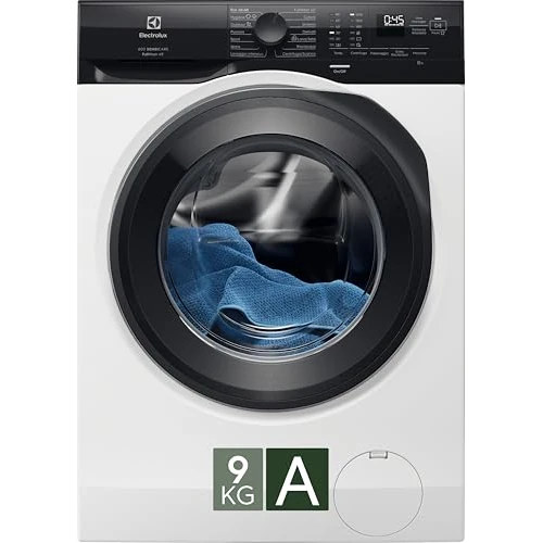 Offerta a tempo: Electrolux EW6FZAM29 Lavatrice PerfectCare 600, 9 kg, Classe A, Tecnologia SensiCare, Programma Vapore, Opzione TimeSave, Motore Inverter, Display LED, Bianco - 10% da 455.05 € a 409.45 €