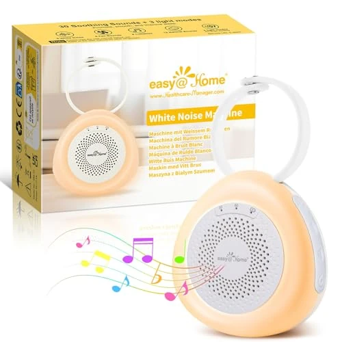 Offre limitée : Easy@Home Machine à bruit blanc portable avec 30 sons relaxants, minuterie automatique et lumière de nuit | Idéal pour les bébés et les adultes, générateur de bruit blanc pour dormir et se détendre de 25.99 € à 25.99 € (0.00% de remise)