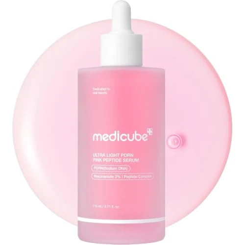 Zeitlich begrenztes Angebot: medicube PDRN Pink Peptide Serum with Salmon DNA | Ultra Light Hydrating Serum with Hyaluronic Acid | Fast-Absorbing Glow Care for Skin Clarity | Korean Skincare, 110ml von 21.90 € auf 15.30 € (30% Rabatt)