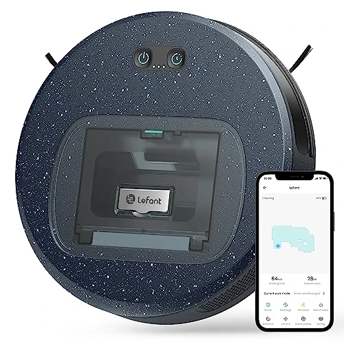 Oferta ograniczona: LEFANT F1 Robot Odkurzacz o mocy 5000 Pa, ultra cienki design 28 x 6,9 cm, czas pracy 250 minut, widoczny pojemnik na kurz 600 ml, idealny do sierści zwierząt z 109.99 EUR na 109.99 EUR (znizka 0%)