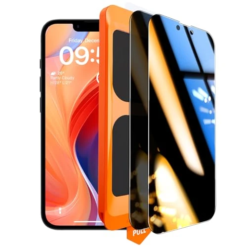 Offre limitée : TOCOL Verre Trempé Anti Espion pour iPhone 16e, Véritable Anti-Espion à 25°, Dépoussiérage Automatique, Sans Bulles, Dureté 9H, Coques de Téléphone Compatibles, 2 Pièces de 16.99 € à 16.14 € (5% de remise)