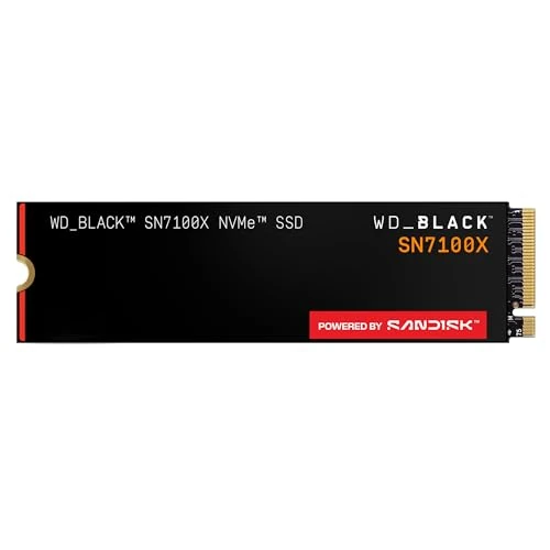 Offerta a tempo: WD_BLACK SN7100X NVMe SSD da 4 TB (con velocità di lettura fino a 7.250 MB/s, Storage con licenza ufficiale per ROG Xbox Ally e PC, PCIe Gen4, 1 mese di Xbox Game Pass Ultimate) - 44% da 1135.99 € a 640.99 €