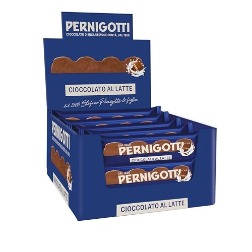 Offerta a tempo: Pernigotti Barretta Latte – Cioccolato al Latte Finissimo – Snack Monoporzione – Barretta da 30 g (Confezione da 21 pezzi) - 38% da 42.00 € a 26.04 €