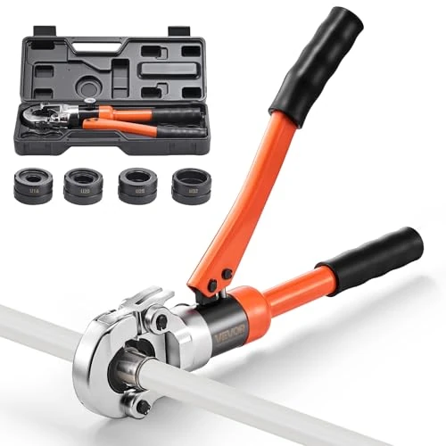Oferta limitowana: VEVOR Hydrauliczne narzędzie do zaciskania rur, zaciskacz do rur PEX i aluminiowo-plastikowych ze szczękami U16 U20 U25 U32 i futerałem do przenoszenia, zestaw narzędzi do zaciskania do napraw i z 322.00 zł na 322.00 zł (oszczędź 0.00%)