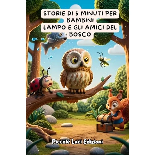 Storie di 5 Minuti per Bambini – Lampo e gli Amici del Bosco: Libri Illustrati E Storie Per Bambini Da 3 a 6 Anni – Favole Educative Della Buonanotte Sull’amicizia, ... E la Differenza (Italian Edition)