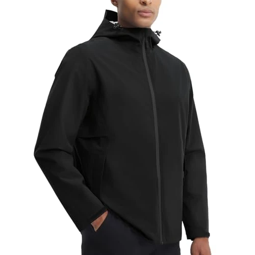 Oferta limitada: baleaf Chubasquero para hombre, impermeable, para el día a día, para senderismo, cortavientos, cortavientos, Negro , XL de 9.99 € a 9.99 € (ahorro 0.00%)