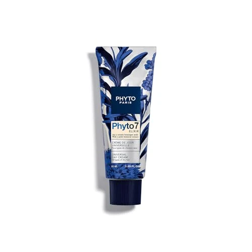 Offre limitée : Phyto Paris - Phyto 7 Elixir Crème de Jour Universelle 50ml - Soin Cheveux Secs Nourrissant Quotidien - Protection Anti-Frisottis 48H - 7 Extraits Botaniques - Crème Cheveux Sans Rincage de 14.90 € à 13.55 € (9% de remise)