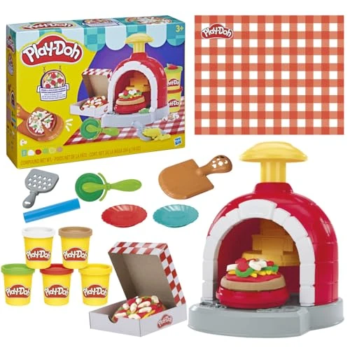 Oferta limitowana: Zestaw do zabawy Play-Doh Zakręcona pizza na zamówienie, 8 akcesoriów i 5 kolorów ciastoliny, zabawkowe jedzenie i przyrządy kuchenne dla dzieci, wiek: od 3 lat z 90.99 zł na 90.99 zł (oszczędź 0.00%)