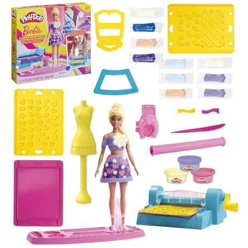 Oferta limitada: Play-Doh Barbie, Set de Juego Taller de Diseño, Creador de Ropa Personalizada para muñecas, Manualidades Infantiles, A Partir de 5 años de 49.99 € a 49.99 € (ahorro 0.00%)
