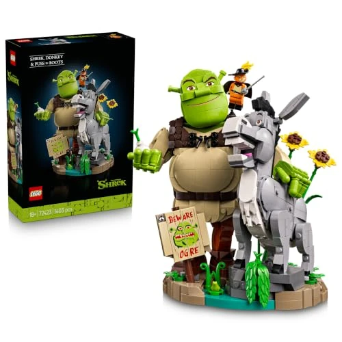 Offerta a tempo: LEGO Shrek: Shrek, Ciuchino e Gatto con gli Stivali 72423 - 34% da 119.99 € a 79.69 €