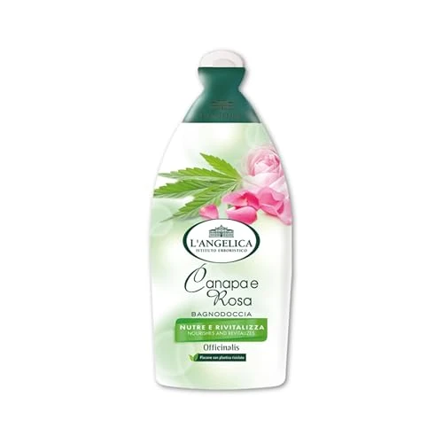 Offerta a tempo: L'Angelica Officinalis, Bagnodoccia Canapa e Rosa, Nutre e Rivitalizza, Pelle Rigenerata e Morbida, Senza Parabeni, Siliconi e OGM, 500ml (Confezione da 6) - 15% da 11.94 € a 10.14 €