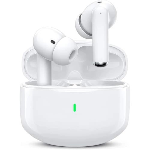 Offerta a tempo: Cuffie Bluetooth, Auricolari wireless Bluetooth 5.3 In Ear, 48 Ore Cuffie Wireless Stereo HiFi con 4 ENC Cancellazione Rumore Mic, IP7 Impermeabili Cuffiette Senza Fili per Galaxy iOS Android - 0.00% da 13.99 € a 13.99 €