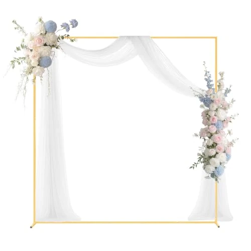 Oferta limitada: VEVOR Soporte de Arco para Telón de Fondo, 2 x 2 m, Estructura Estable, Forma Cuadrado, para Fiestas de Cumpleaños, Graduaciones, Celebraciones Navideñas y Decoración de Ceremonias, Color Dorado de 40.99 € a 37.90 € (ahorro 8%)