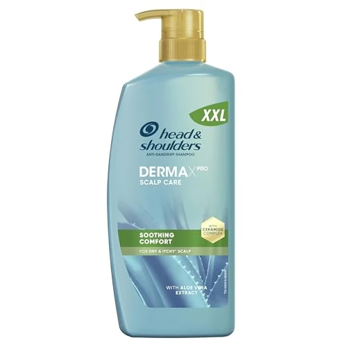 Zeitlich begrenztes Angebot: Head & Shoulders DermaXPro Beruhigendes Komfort Anti-Schuppen Shampoo 800ml mit Aloe Vera Extrakt und Ceramidkomplex. Beruhigt trockene, juckende Kopfhaut und hilft, die Hautbarriere zu stärken von 12.99 € auf 12.99 € (0.00% R