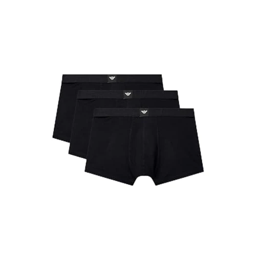 Limited-time offer: Emporio Armani Men's ESSENTIAL LOGOLABEL 3-PACK TRUNK Black XL from 47.00 £ to 28.00 £ (save 40%)