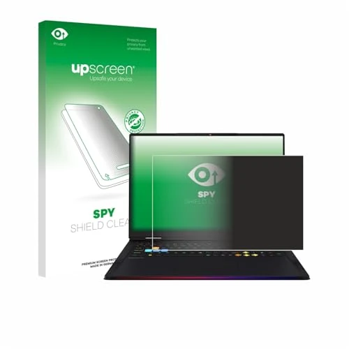 Oferta ograniczona: upscreen Anti-Spy Folia prywatyzująca do MSI Raider 18 HX AI 2025 Made in Germany, Privacy Screen folia ochronna na wyświetlacz [ochrona prywatności, filtr niebieskiego światła] z 54.21 EUR na 54.21 EUR (znizka 0%)