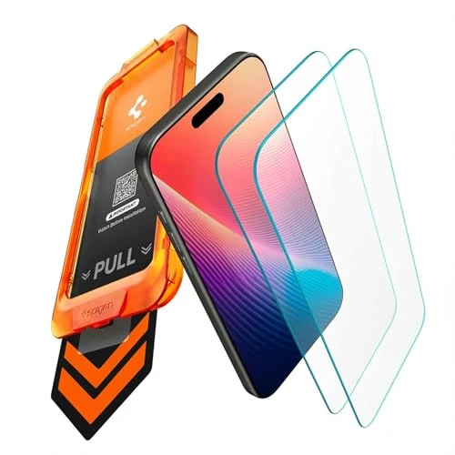 Spigen Glas.tR AlignMaster S osłona ekranu ze szkła hartowanego do iPhone'a 17 Pro - 2 szt