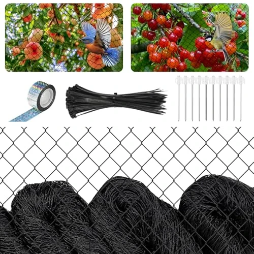 Offerta a tempo: Mineup 7.5 M X 15 M Rete Anti Uccelli, 2.5*2,5cm Rete Per Uccelli, Ret Anti Piccioni, Ret Per Piante, Ret a Maglie Robuste Riutilizzabile,Maglia Indicato Per Proteggere Giardini Stagni Frutteti Orti - 0.00% da 9.99 € a 9.99 €