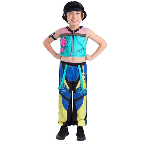 Offerta a tempo: Rubies Costume ufficiale di Zoey delle Huntrix delle Guerriere K-Pop. TAGLIA M - 39% da 45.99 € a 28.18 €